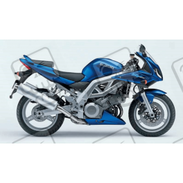 AUFKLEBER Suzuki SV 1000S BLUE YEAR 2004