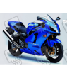 AUTOCOLLANT KIT KAWASAKI ZX-12R YEAR 2006 BLUE