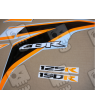 Adesivi Honda CBR 125R 2011 SILVER-ORANGE