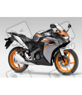 Aufkleber Honda CBR 125R 2011 SILVER-ORANGE