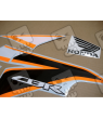 Adesivi Honda CBR 125R 2011 SILVER-ORANGE
