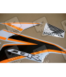 Adhesivos Honda CBR 125R 2011 SILVER-ORANGE