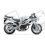 AUFKLEBER SUZUKI SV650S 2002 SILVER (Kompatibles Produkt)