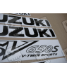 Adhesivo SUZUKI SV 650S AÑO 2002 PLATA