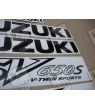 Sticker Suzuki SV 650S 2002 SILVER