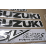 AUFKLEBER SUZUKI SV650S 2002 YELLOW