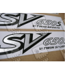 AUTOCOLLANT SUZUKI SV650S 2002 BLUE