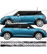 AUFKLEBER SEITENSTREIFEN FLAG MINI COOPER