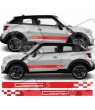 ADESIVI BANDE LATERALI FLAG Cooper S PACEMAN