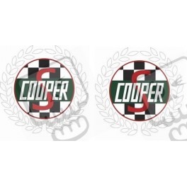 AUFKLEBER STICKER Cooper MINI S CLASSIC X2