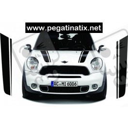 DECALS MINI Bonnet stripes Clubman Paceman Countryman
