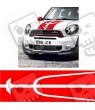 AUTOCOLLANT MINI Bonnet stripes Countryman 2017