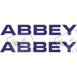 AUTOCOLLANT CARAVANA ABBEY x2