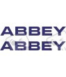 AUTOCOLLANT CARAVANA ABBEY x2