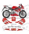 AUTOCOLLANT Aprilia RS50 ROSSO YEAR 2008-2009