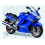 ADHESIVOS KIT KAWASAKI ZZR1200 YEAR 2003 BLUE (Producto compatible)