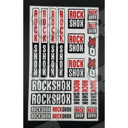 Stickers decals ROCK SHOX O.X.