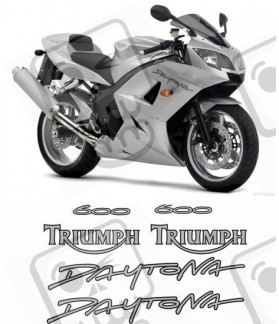 AUTOCOLLANT TRIUMPH DAYTONA 600 YEAR 2005