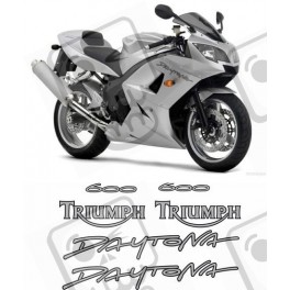 AUTOCOLLANT TRIUMPH DAYTONA 600 YEAR 2005