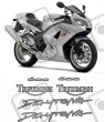 AUTOCOLLANT TRIUMPH DAYTONA 600 YEAR 2005