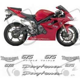 AUTOCOLLANT TRIUMPH DAYTONA 675 YEAR 2007-2009