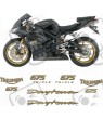 AUTOCOLLANT TRIUMPH DAYTONA 675 TRIPLE YEAR 2008