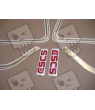 ADHESIVOS KIT KAWASAKI GPX-750R YEAR 1987 RED-WHITE