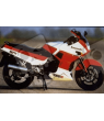 STICKERS KAWASAKI GPX-750R YEAR 1987 RED-WHITE