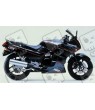 ASESIVI KIT KAWASAKI GPX-750R YEAR 1986 BLACK/GREY