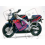 ADESIVI YAMAHA YZF-750R YEAR 1993 GREEN PURPLE ORANGE (Prodotto compatibile)