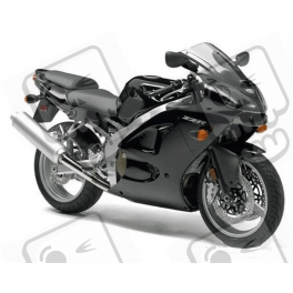ADESIVI KAWASAKI ZX-6R YEAR 2006 BLACK