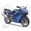 ADESIVI KAWASAKI ZZR-600 YEAR 2005 BLUE (Prodotto compatibile)