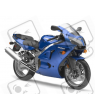 ADESIVI KAWASAKI ZZR-600 YEAR 2005 BLACK