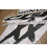 AUTOCOLLANT HONDA CBR-1100XX YEAR 1999 RED