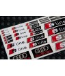 Stickers decals AUDI S-LINE