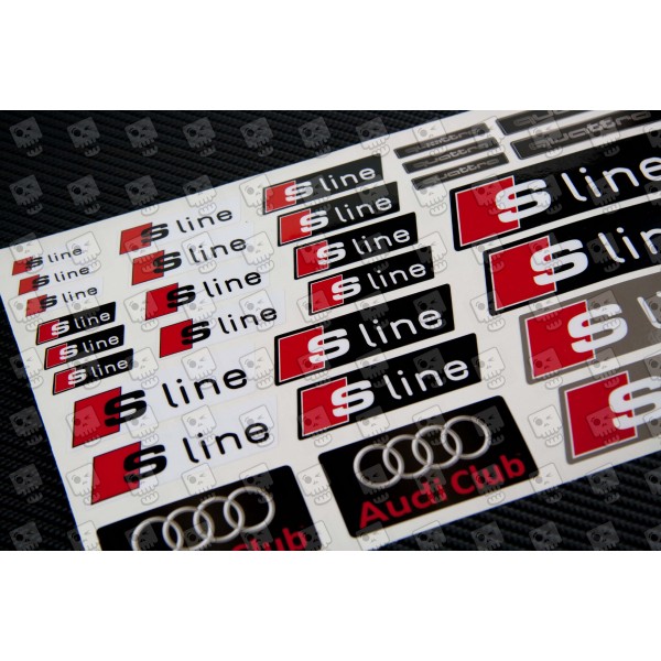 Sticker Audi S line  le sticker sur mesure