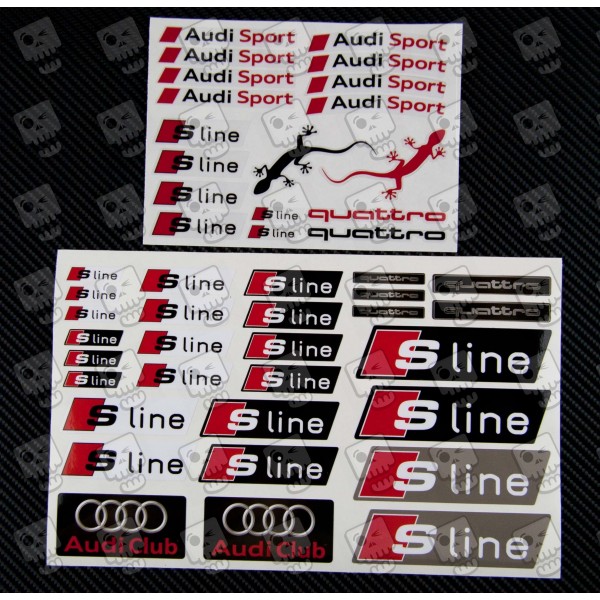 Sticker Audi S line  le sticker sur mesure