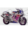 ADESIVO YAMAHA YZF-750SP YEAR 1994 WHITE PURPLE