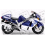 Adhesivo HAYABUSA BLUE SILVER YEAR 2020 (Producto compatible)