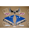 AUTOCOLLANT KAWASAKI ZXR-750 NINJA 1991 GREEN WHITE BLUE VERSION USA