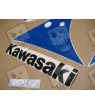 AUTOCOLLANT KAWASAKI ZXR-750 NINJA 1991 GREEN WHITE BLUE VERSION USA