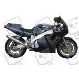 Adhesivos Yamaha FZR 1000 año 1990 black/grey