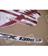Aufkleber SUZUKI HAYABUSA 1999 RED BLACK