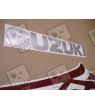 Decals SUZUKI HAYABUSA 1999 RED BLACK