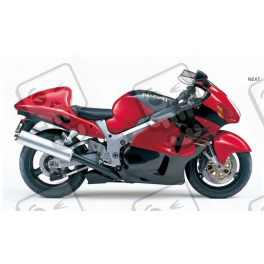 Adesivi SUZUKI HAYABUSA 1999 RED RED BLACK