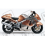 Aufkleber SUZUKI HAYABUSA 1999 GOLD SILVER (Kompatibles Produkt)