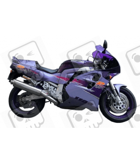 AUFKLEBER Suzuki GSX-R 1100 YEAR 1994 - VIOLET/PURPLE