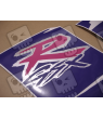 SUZUKI GSX-R 750 1995 - WHITE/BLUE VERSION DECALS SET