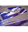 SUZUKI GSX-R 750 1995 - WHITE/BLUE VERSION DECALS SET