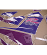 SUZUKI GSX-R 750 1995 - WHITE/BLUE VERSION DECALS SET